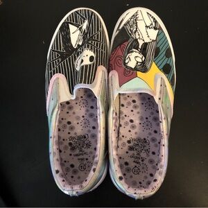 Nightmare before Christmas jack and sally sneakers